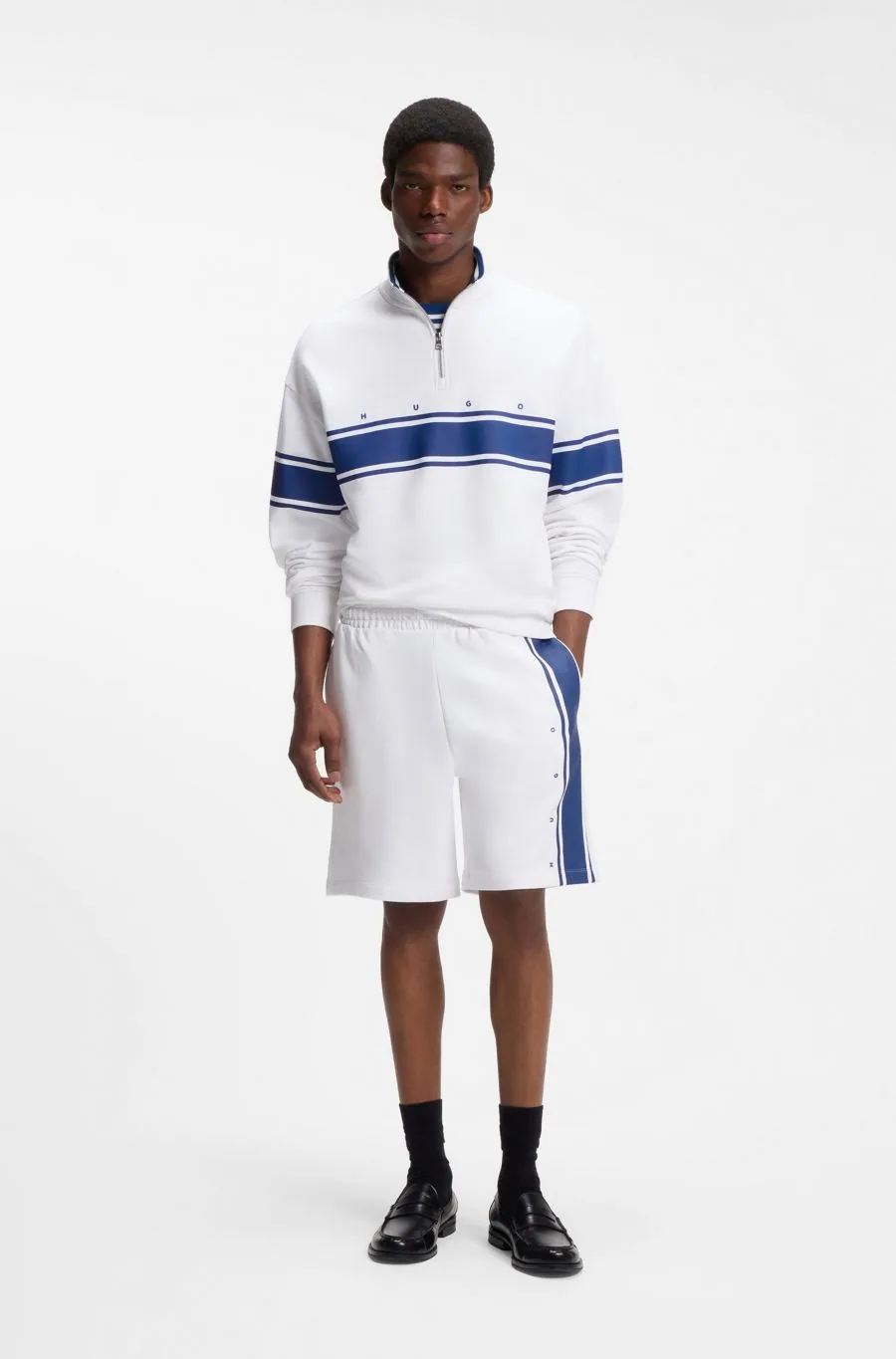 Шорти Hugo Boss relaxed fit з бавовни — фото 3